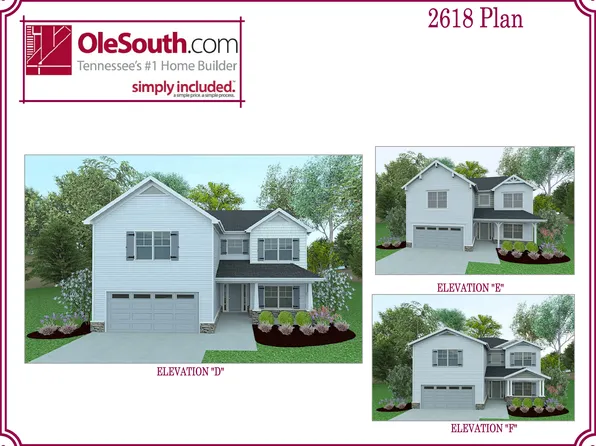2618 Elevation DEF Plan, Salem Landing