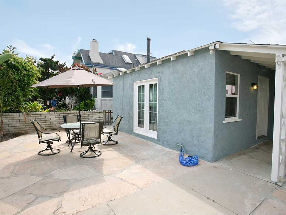 Outside View of house and oversized patio