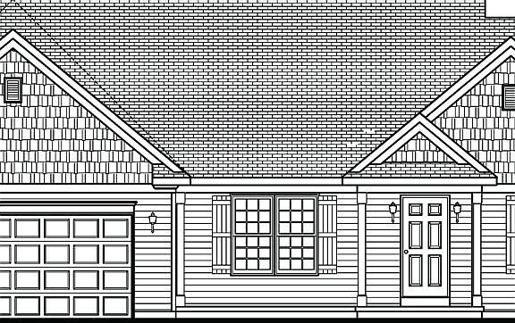 Elevation A with optional features