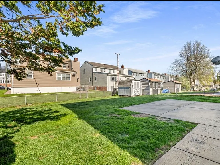Fenced yard