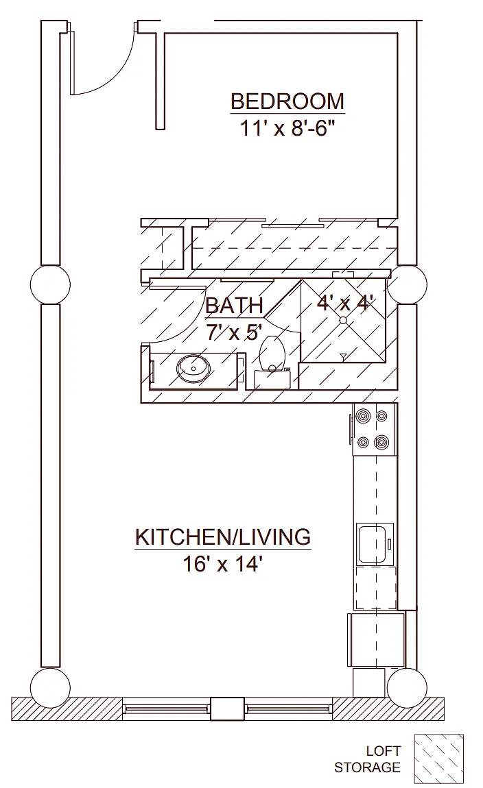 Floor plan Delmar II