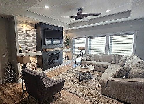 Spacious and open Living Roo
