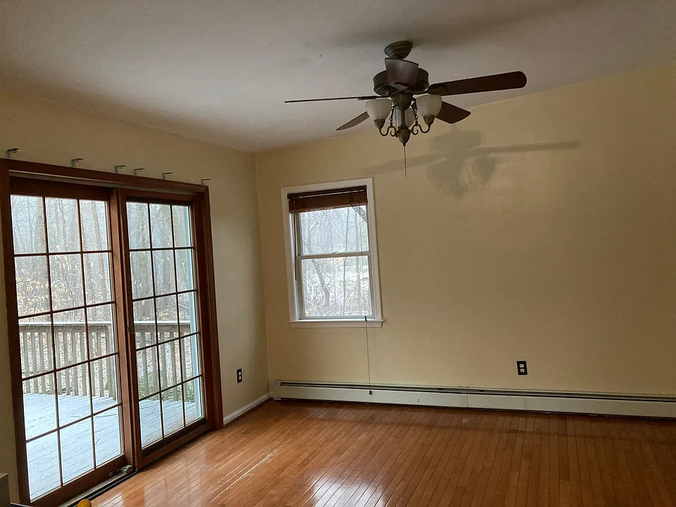 Dining room with deck access