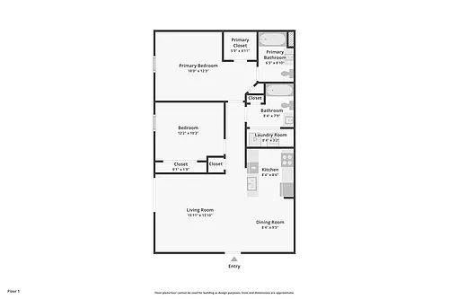 Floor plan 2 Bedroom