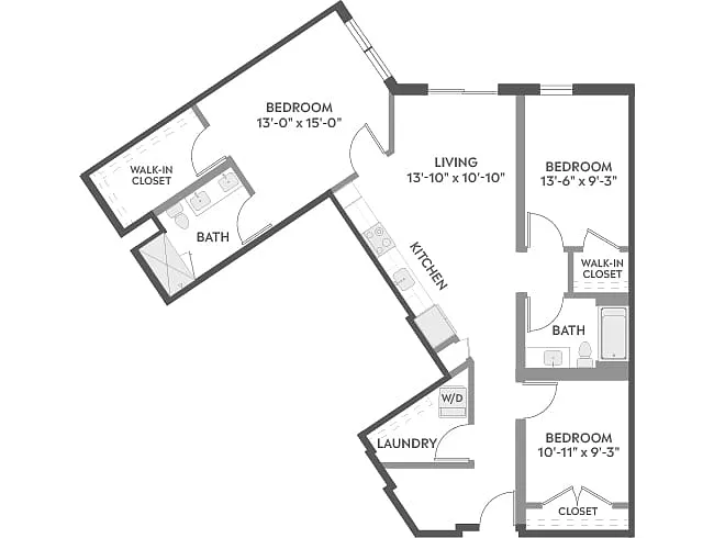 Floor plan D3a