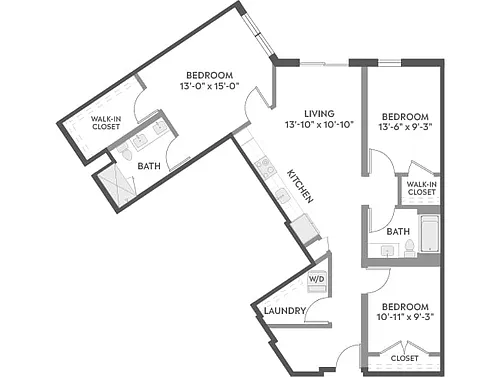 Floor plan D3a