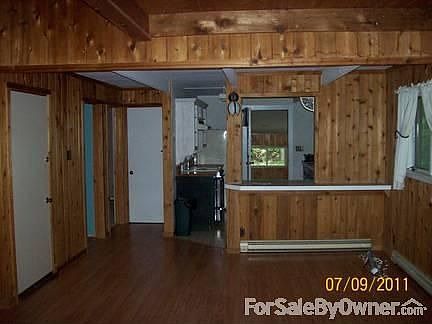 Dining room looking into kitchen