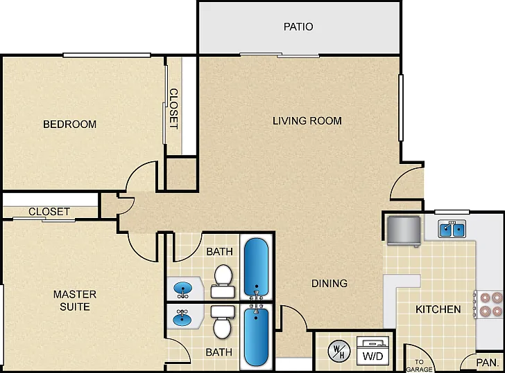 Plan C Floorplan Diagram