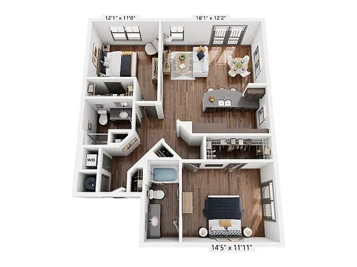 Floor plan B3