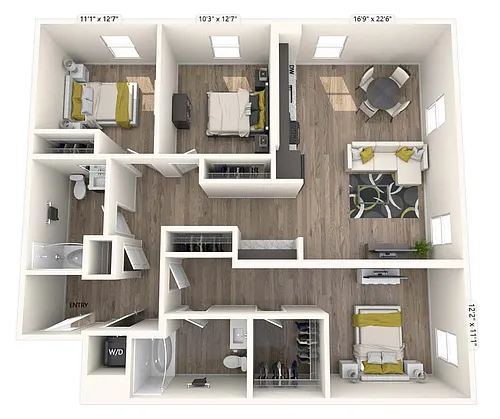 Floor plan C1-Upgrade
