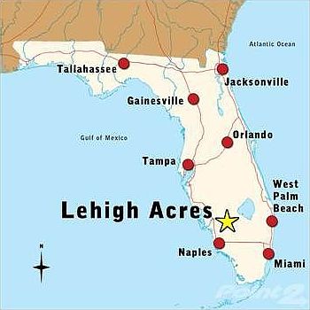 Florida Map - Lehigh