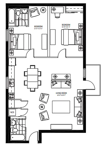 Floor plan 3 Slessor - Plan A