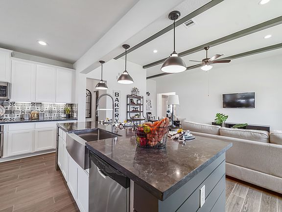 Kitchen overlooking great room