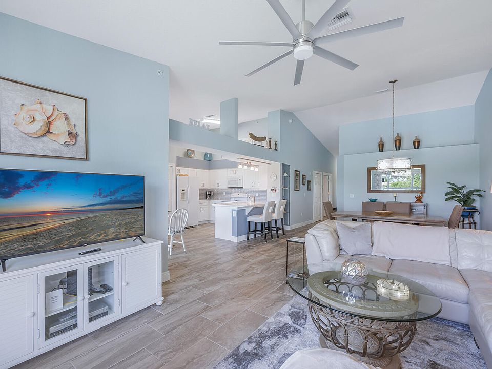 View of great room with smart TV