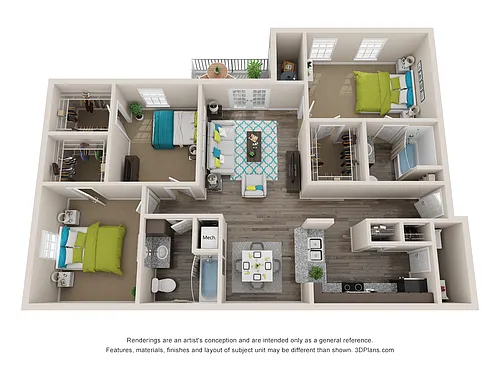 Floor plan The Chateaux