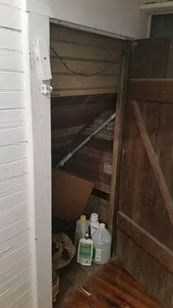 Under stair storage by front door