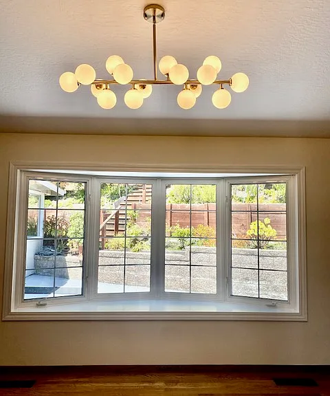 Living Room view to yard