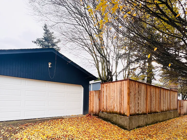 Two Car Garage & Workshop, Full Fenced 6'ft Privacy Fence
