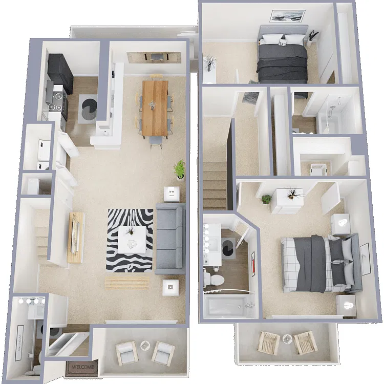 Floor plan Plan B