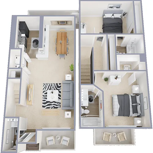 Floor plan Plan B