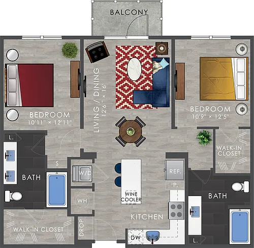 Floor plan B1