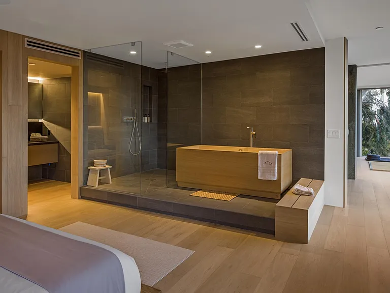 Luxury King Suite with Japanese Hinoki Tub & Walk-In Shower