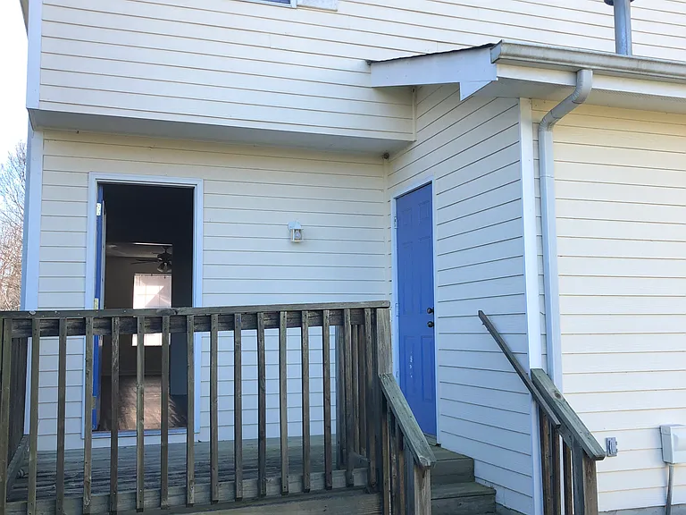 Each townhome has its own private deck with a large storage closet included.
