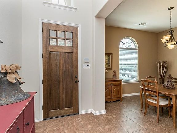 Looking into the Dining Room from the Entry Hall.
