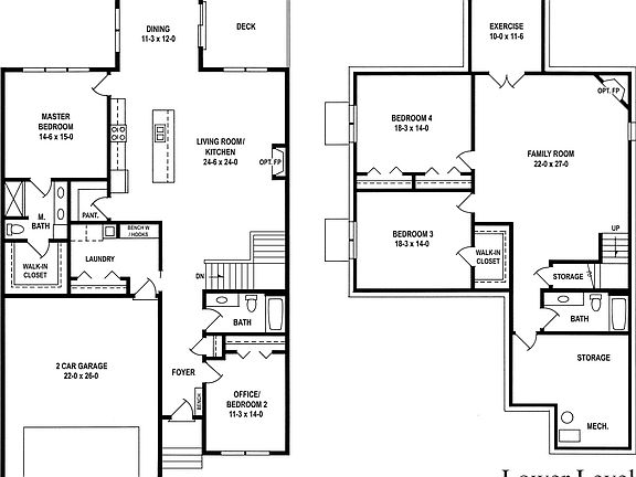 Belclair Floor Plan W Basement
