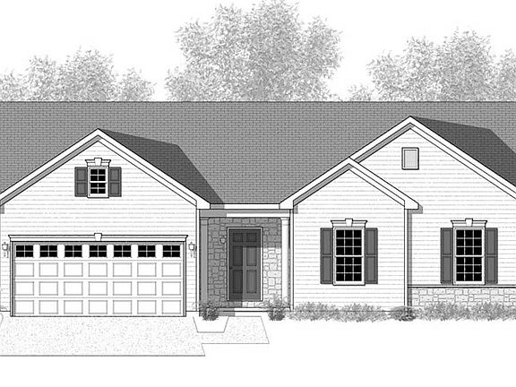 Elevation A - Optional Features Shown