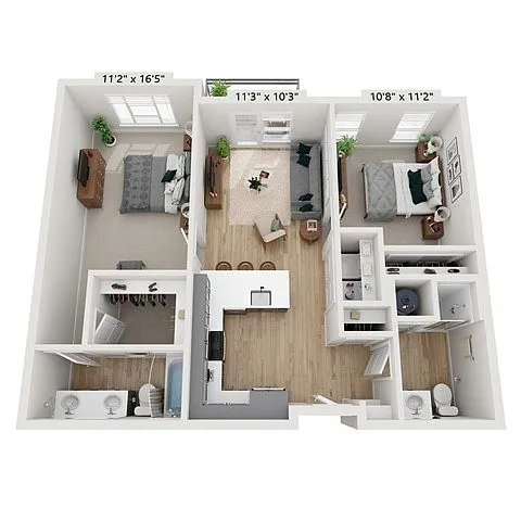 Floor plan B7