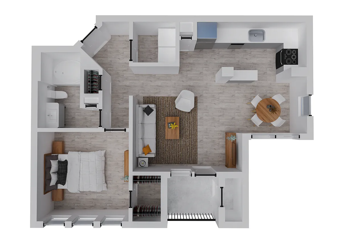 Floor plan Pecan