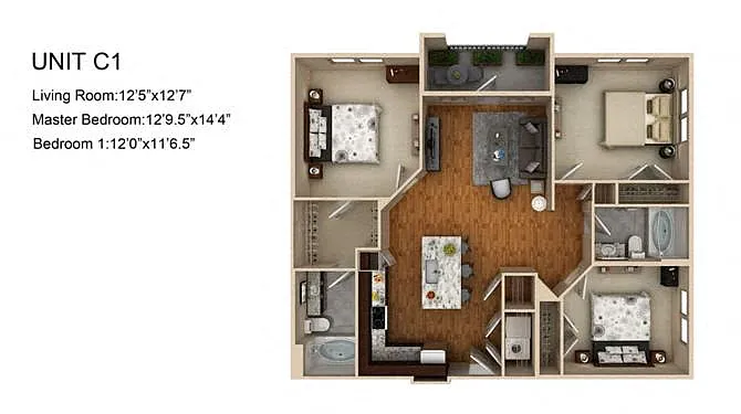 Floor plan C1