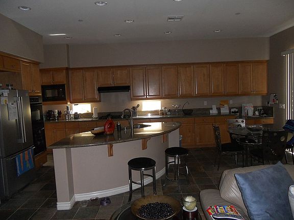 kitchen view from family or