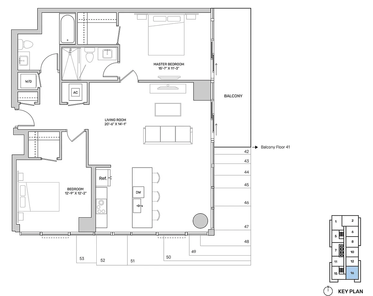 Floor plan B7