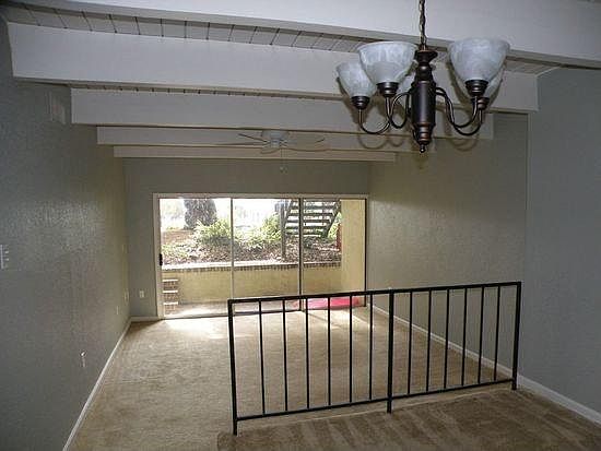 View of dining area and living room