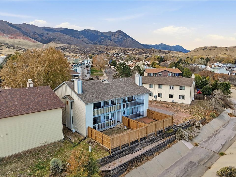 Arial view of back of building