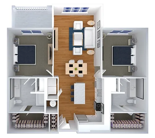 Floor plan B1-E