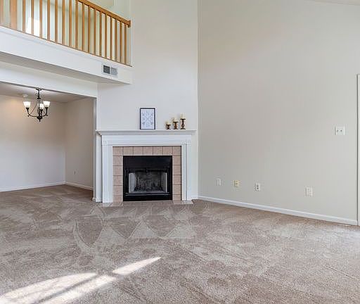 Living Room looking up to loft