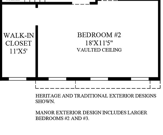 Optional Alternate 2nd Floor Layout