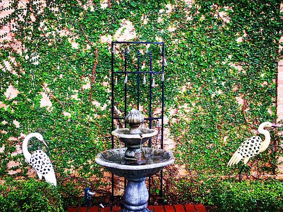 Patio fountain