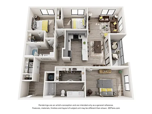 Floor plan The Camden