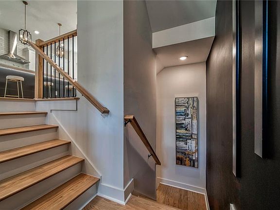 Stairs to the main and lower levels