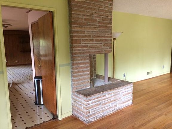 fireplace in living room