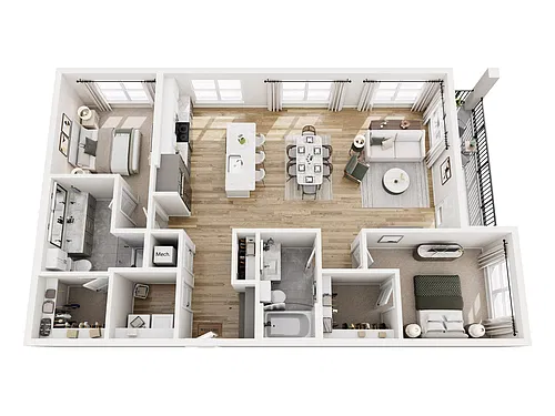 Floor plan B2