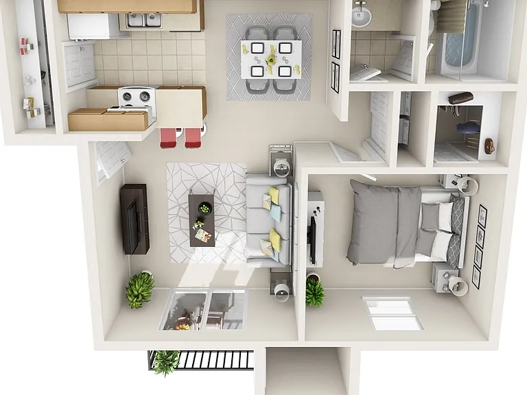 Avia 266 - Aileron - 1 Beds - 1 Baths - 605 Sq. ft.