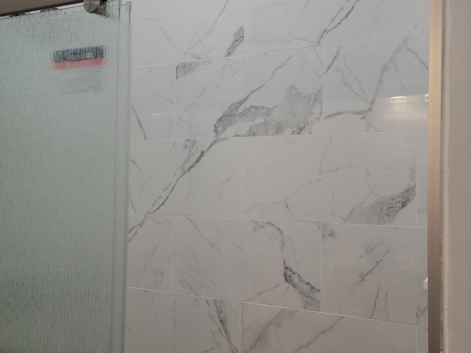 tile shower