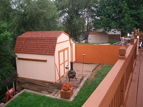 View of the Barn from Back Deck