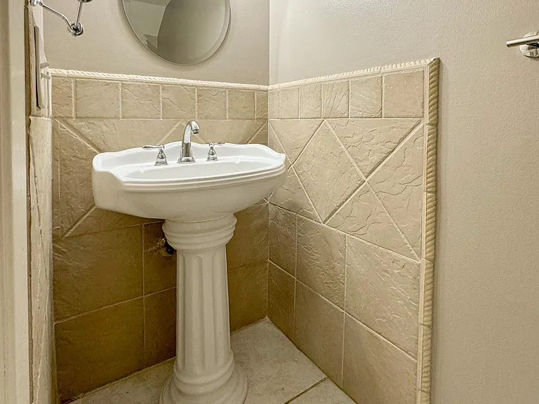 powder room downstairs
