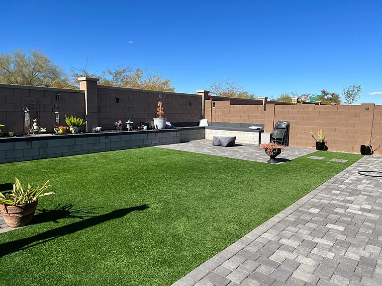 Beautiful outdoor living space
